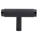 Messtique Kastknop Knurled T-Bar | 50mm | matzwart Messtique Kastknop Knurled T-Bar | 50mm | matzwart
