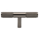 Messtique Kastknop Knurled T-Bar | 75mm | antraciet Messtique Kastknop Knurled T-Bar | 75mm | antraciet