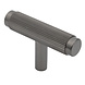 Messtique Meubelknop T-Model "Lines" 50mm | Antraciet Messtique Meubelknop T-Model "Lines" 50mm | Antraciet