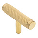 Messtique Meubelknop T-Model "Lines" 50mm | Gepolijst Messing ongelakt Messtique Meubelknop T-Model "Lines" 50mm | Gepolijst Messing ongelakt