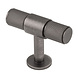 Fingertip Designs T-knop "Knurled" 50mm | Antraciet Fingertip Designs T-knop "Knurled" 50mm | Antraciet
