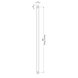 Fingertip Designs Handgreep Block | 320mm | gepolijst koper finish | metaal Fingertip Designs Handgreep Block | 320mm | gepolijst koper finish | metaal