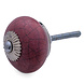 Good in Style Porseleinen knop 40mm donkerroze craquelé Good in Style Porseleinen knop 40mm donkerroze craquelé