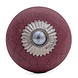 Good in Style Porseleinen knop 40mm donkerroze craquelé Good in Style Porseleinen knop 40mm donkerroze craquelé