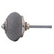 Good in Style Porseleinen knop 40mm grijs craquelé Good in Style Porseleinen knop 40mm grijs craquelé
