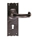 Ludlow Foundries Deurkruk op schild "Traditioneel" | kastslot | pc 57mm Ludlow Foundries Deurkruk op schild "Traditioneel" | kastslot | pc 57mm