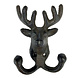 Gifts Amsterdam Wandhaak "Deer" | roest/bruin | metaal | 13x9x6cm Gifts Amsterdam Wandhaak "Deer" | roest/bruin | metaal | 13x9x6cm