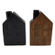 Gifts Amsterdam Kaarshouder House L | zwart of bruin mangohout Gifts Amsterdam Kaarshouder House L | zwart of bruin mangohout