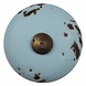 Good in Style Porseleinen meubelknop lichtblauw - brons Good in Style Porseleinen meubelknop lichtblauw - brons