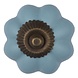 Good in Style Porseleinen meubelknop bloem blauw - brons Good in Style Porseleinen meubelknop bloem blauw - brons