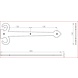 Ludlow Foundries Gietijzeren sierscharnier 305 x 137mm Ludlow Foundries Gietijzeren sierscharnier 305 x 137mm