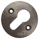 Good in Style Gietijzeren sleutelplaat europrofiel cylinder rond - blank Good in Style Gietijzeren sleutelplaat europrofiel cylinder rond - blank