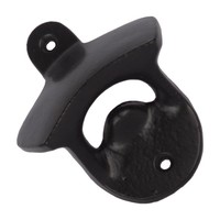 Gietijzeren flessenopener - zwart