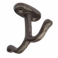Gietijzeren plafondhaak BA5013 - blank gelakt