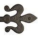 Good in Style Gietijzeren Sierscharnier Fleur-de-Lis 400x108mm Good in Style Gietijzeren Sierscharnier Fleur-de-Lis 400x108mm