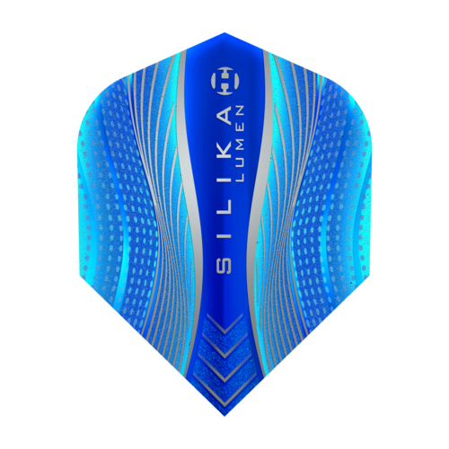 Harrows Harrows Silika Lumen Round NO6 Blue Tough Crystalline Coated Darts Flights