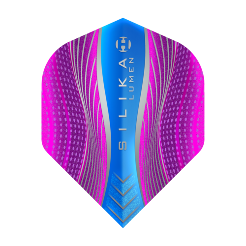 Harrows Harrows Silika Lumen NO2 Aqua & Pink Tough Crystalline Coated Darts Flights