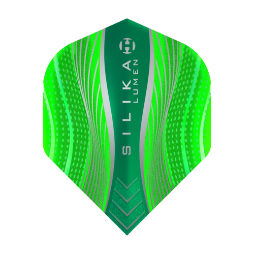 Harrows Harrows Silika Lumen NO2 Green Tough Crystalline Coated Darts Flights