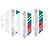 Winmau Prism Delta Extra Thick White & Multi V2 Darts Flights