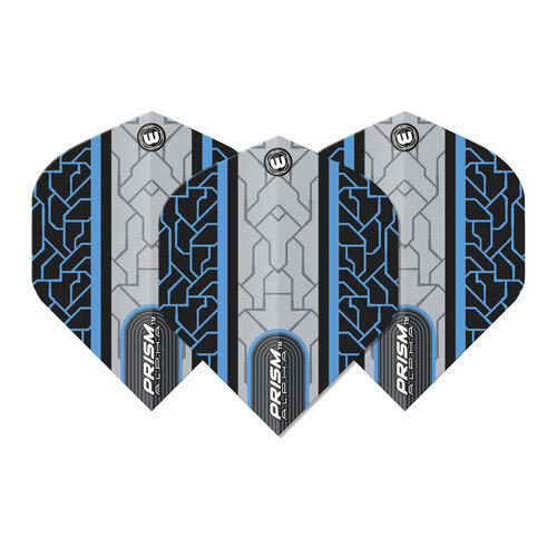 Winmau Winmau Prism Alpha Grey & Blue Darts Flights