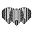 Winmau Prism Alpha Grey & White Darts Flights