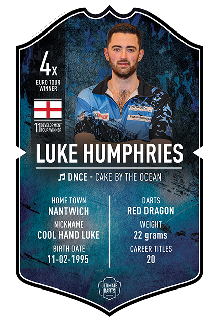 Ultimate Darts Card Luke Humphries - Dartshopper.eu