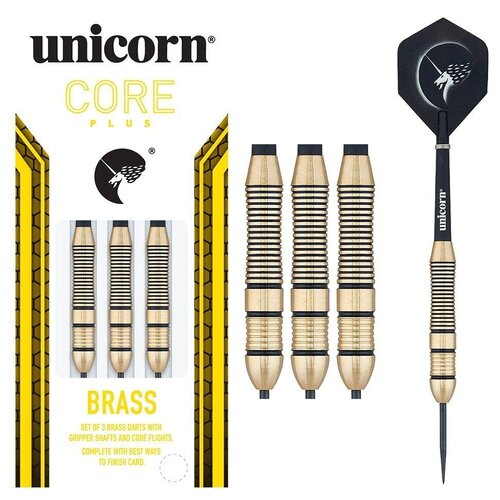 Unicorn Unicorn Core Plus Shape 1 Brass Steel Tip Darts