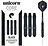 Unicorn Core Plus Win Shape 1 Brass - Black Steel Tip Darts