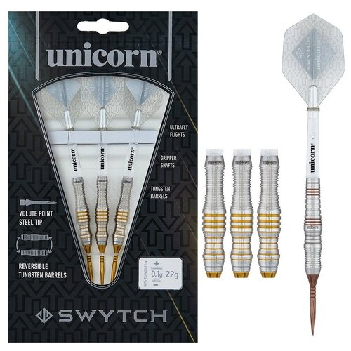 Unicorn Unicorn Swytch Gold 80% Steel Tip Darts