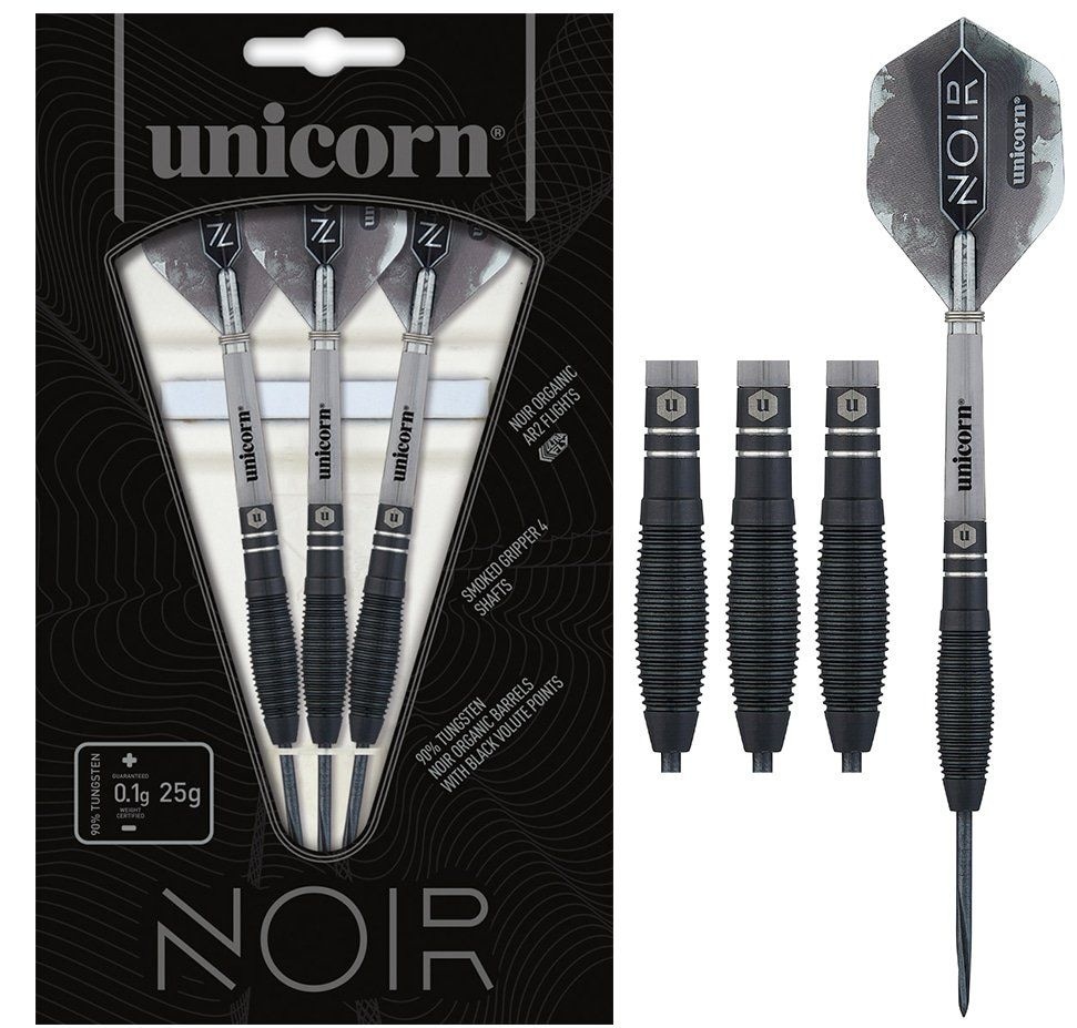 Unicorn Noir Shape 1 90 Steel Tip Darts