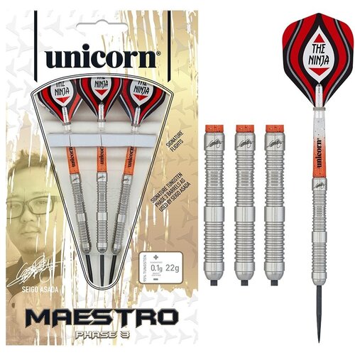 Unicorn Unicorn Seigo Asada Maestro Phase 3 95% Steel Tip Darts