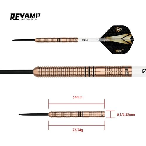 ONE80 ONE80 R2 Interchange RE-Vamp 90% Steel Tip Darts