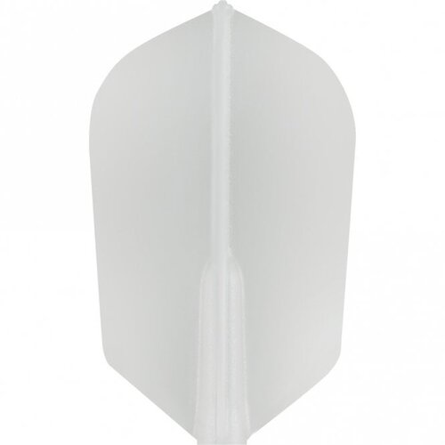 Cosmo Darts Cosmo Darts - Fit Flight Clear White SP Slim Darts Flights