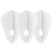 L-Style Champagne L9D Dimple Fantail White Darts Flights