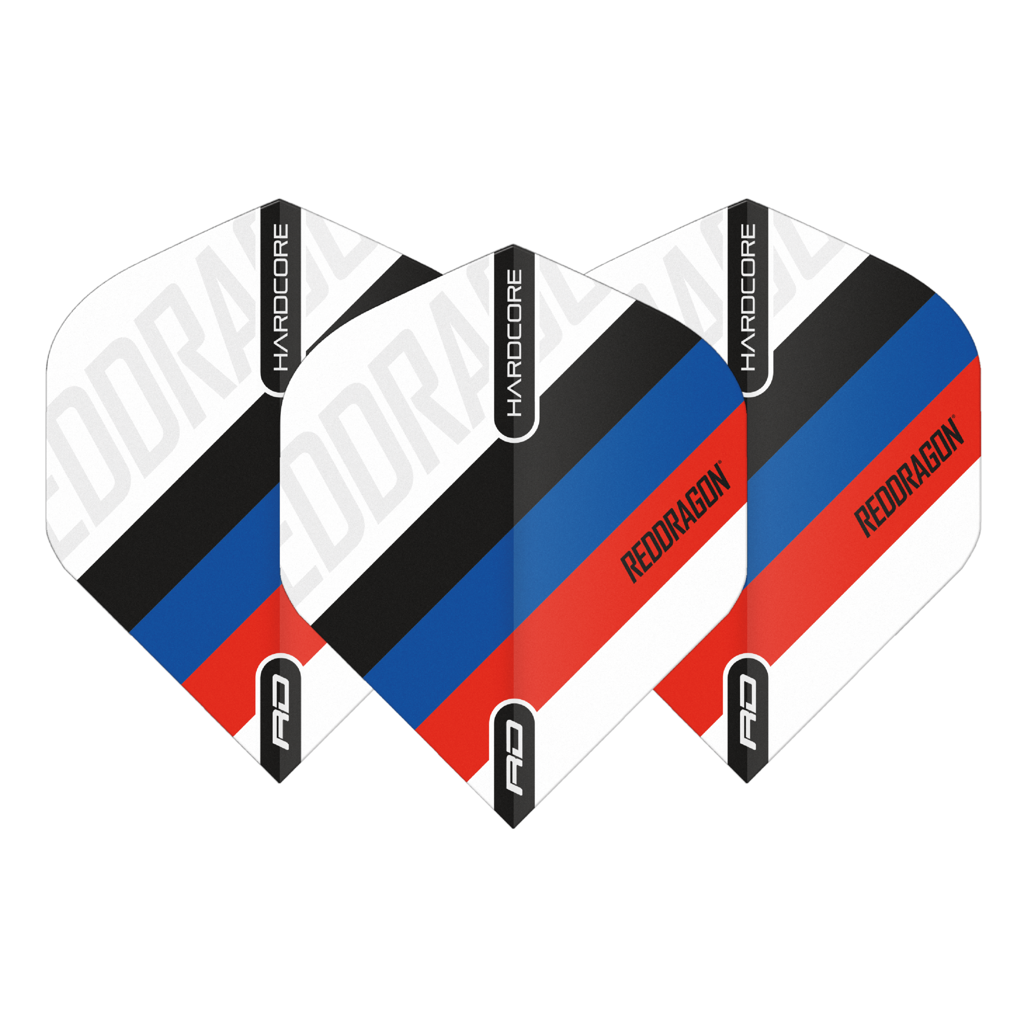 Voli Per Freccette RED DRAGON Hardcore Radical - Extra Spessi (100 Micron), Confezione Da 12 - Foto 3