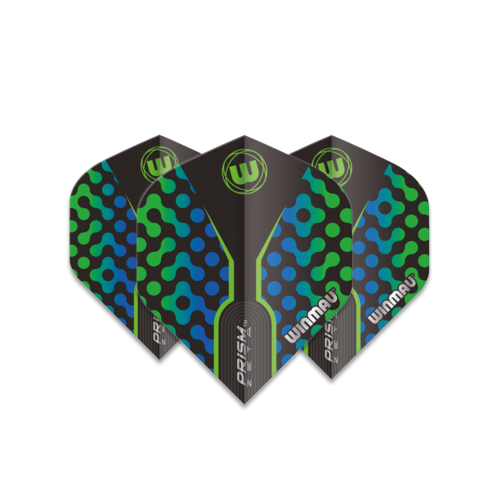 Winmau Winmau Prism Zeta Black & Green Darts Flights