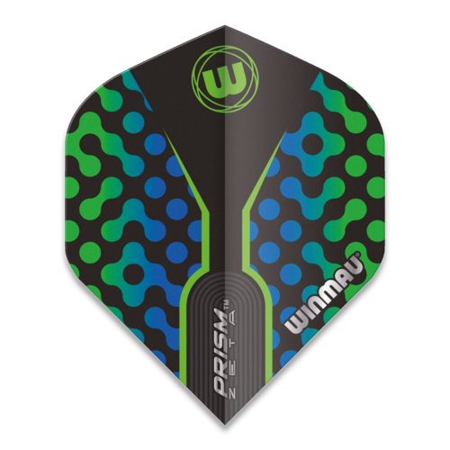 Winmau Winmau Prism Zeta Black & Green Darts Flights