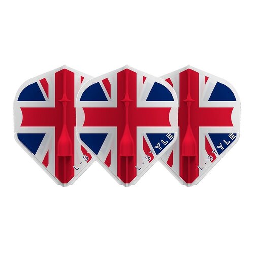 L-Style L-Style Champagne Flight EZ L1 Standard Union Jack Darts Flights