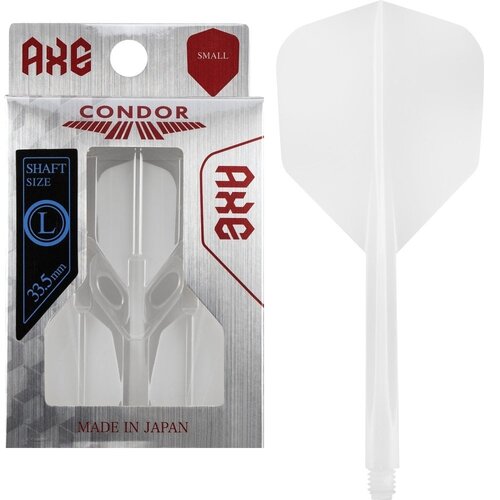 Condor Condor Axe Flight System - Small White Darts Flights