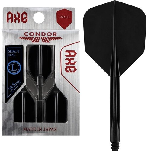 Condor Condor Axe Flight System - Small Black Darts Flights