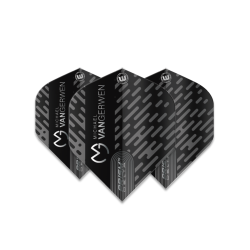 Winmau Winmau Michael van Gerwen Prism Delta Black/Grey V2 Darts Flights