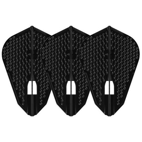 L-Style L-Style Champagne L9D Dimple Fantail Black Darts Flights