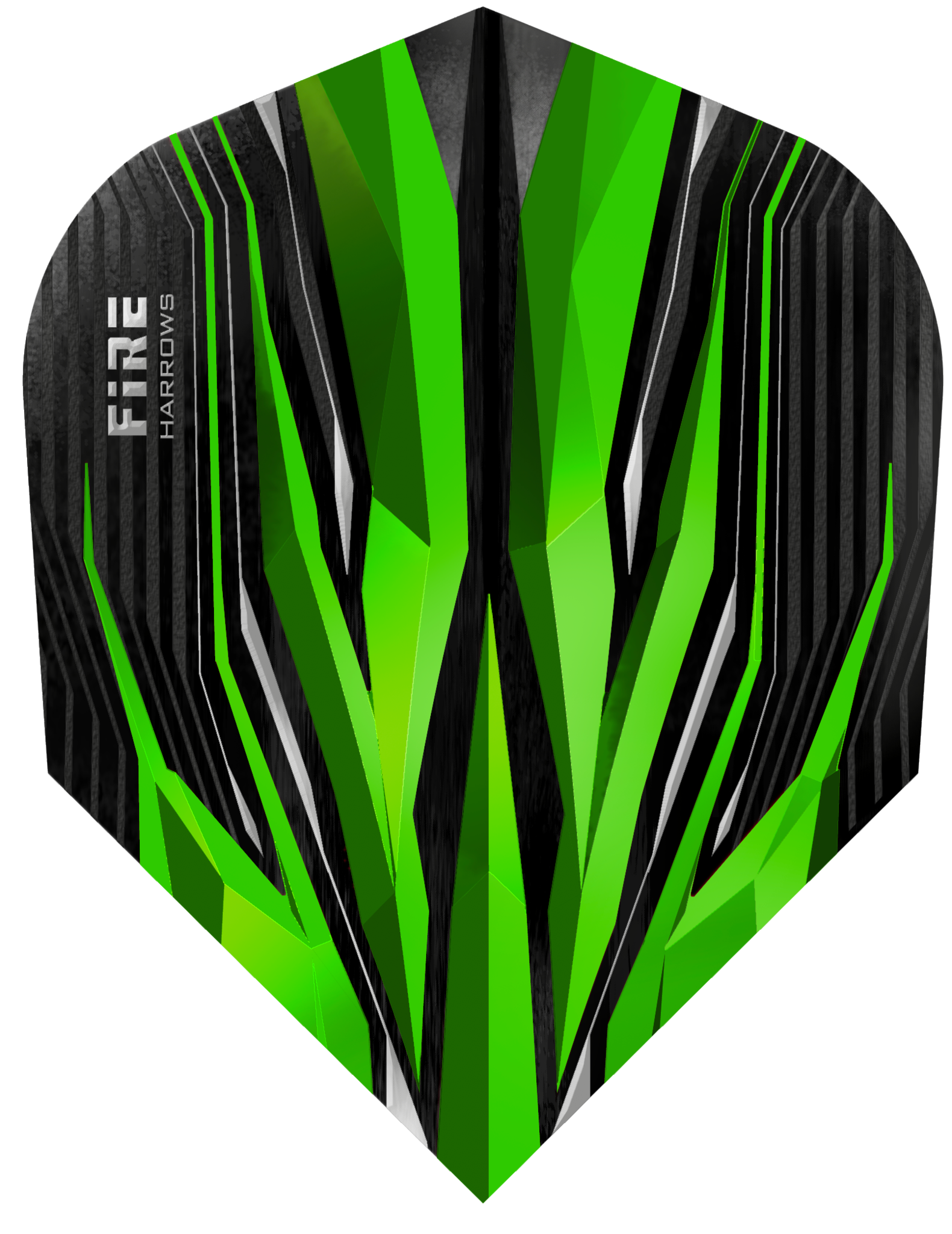 Harrows Fire Green Darts Flights