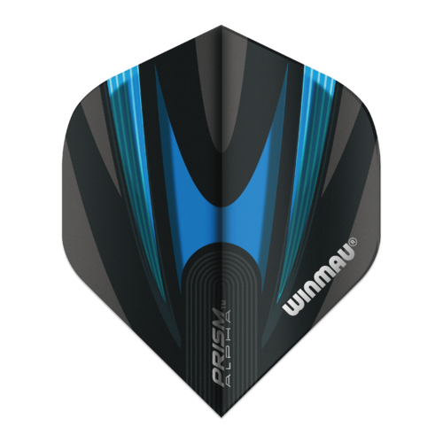 Winmau Winmau Prism Alpha Black & Aqua Darts Flights