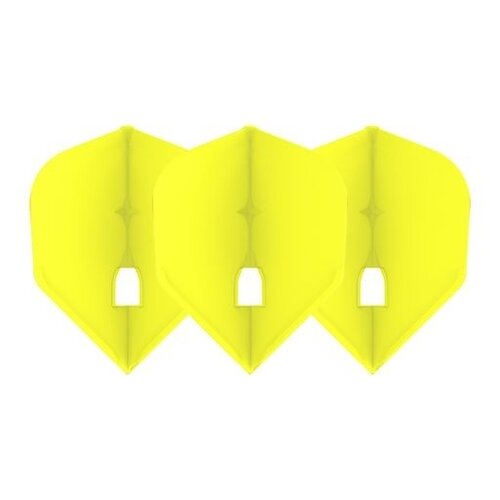 L-Style L-Style Champagne Flight L3 Shape Solid Yellow Darts Flights