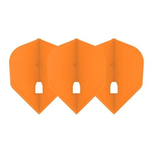 L-Style L-Style Champagne Flight L3 Shape Solid Orange Darts Flights