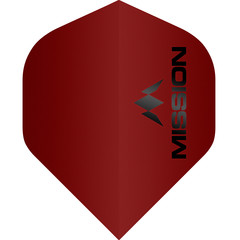 Mission Logo Std NO2 Matte Red