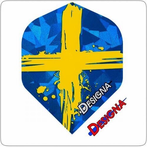 Dartshopper Poly Country Sweden Darts Flights