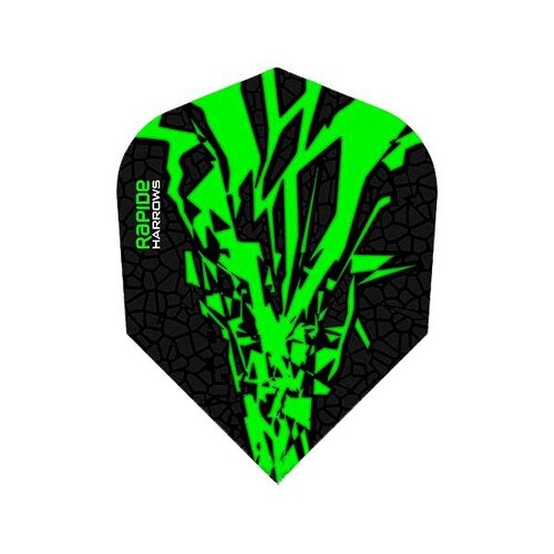 Harrows Harrows Rapide-X Green Darts Flights