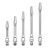 KOTO King Grip Aluminum Silver Darts Shafts